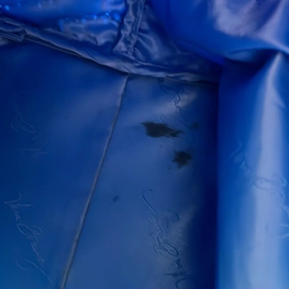 Vera Bradley Mesh Sequin Tote Camocat Blue | Authentic | - Picture 8 of 11